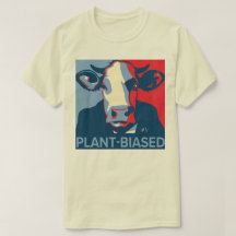 Rot-Weiß-Blau Pop-Art inspiriertes Kuh-T-Shirt