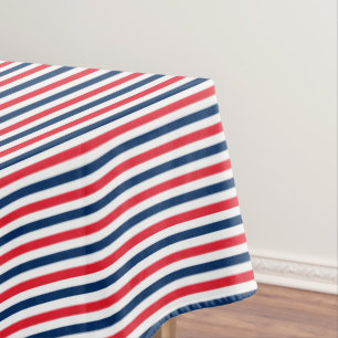 Rot Weiß & Blau Spaßige Patriotische Feier Tischdecke