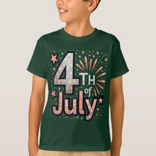 Rot, Weiß & Bold: Patriotische Drucksammlung T-Shirt