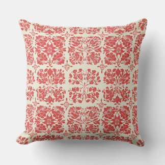 Rot-Weiß-Chinoiserie-Toile-Muster Kissen