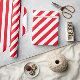Rot-Weiß gestreifte Geschenkpapier für Lebkuchen