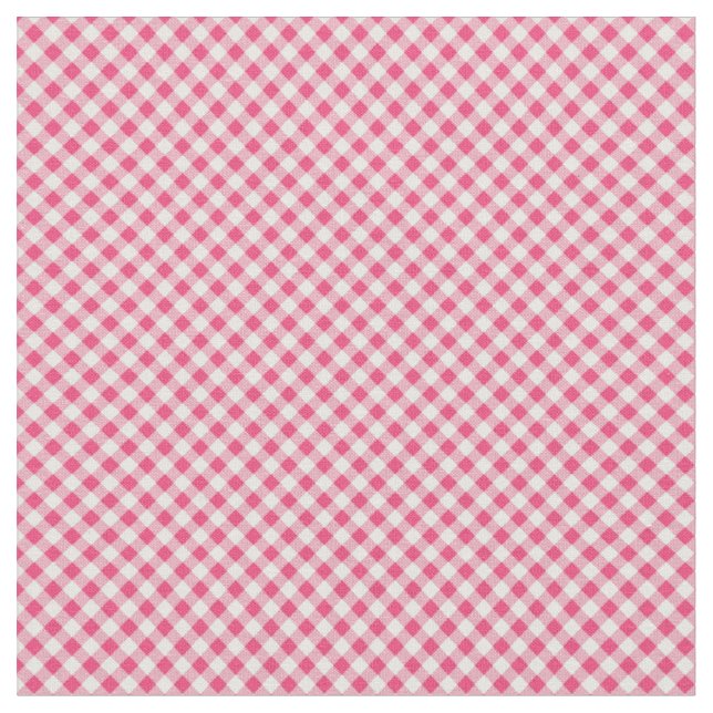 Rot-Weiß Gingham Stoff (Nahaufnahme)