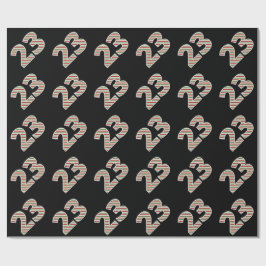 Rot, Weiß, Grün "23" 23. Veranstaltung am Weihnach Geschenkpapier