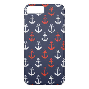 Rot-Weiß-Muster und Blaue Navy-Muster Case-Mate iPhone Hülle