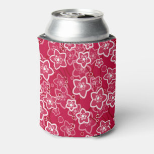 Rot-Weiß-Rustikal-Mode-Retro Dosenkühler