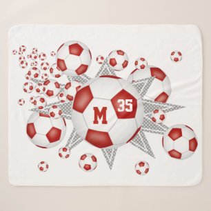 Rot-Weiß-Sportraum Fußball-Blowout Sherpadecke