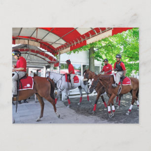ROT - WEISS UND BAY POSTKARTE