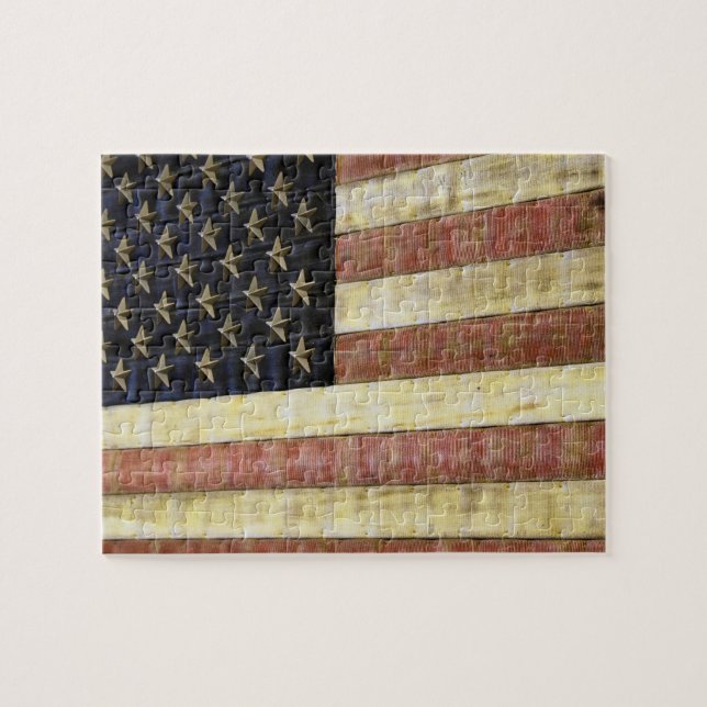 Rot, Weiß und Blau - 8 x 10 Zoll-Puzzle (Horizontal)