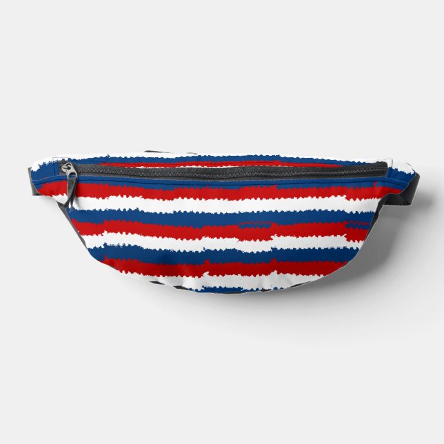 Rot, Weiß und Blau Bauchtasche (Ablage )