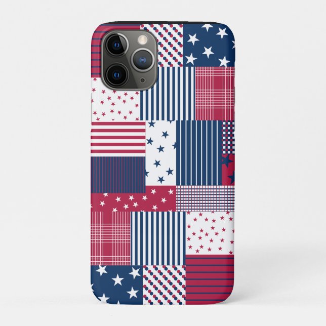Rot, Weiß und Blau Case-Mate iPhone Hülle (Rückseite)
