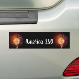 Rot, Weiß und Blau Feuerwerk I Patriotisch Autoaufkleber