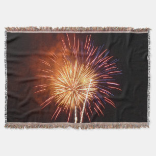 Rot, Weiß und Blau Feuerwerk I Patriotisch Decke