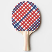 Rot, Weiß und Blau Gingham Kariert