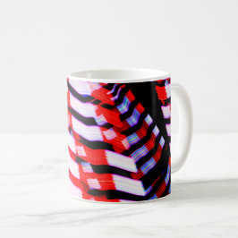 Rot weiß und Blau Kaffeetasse