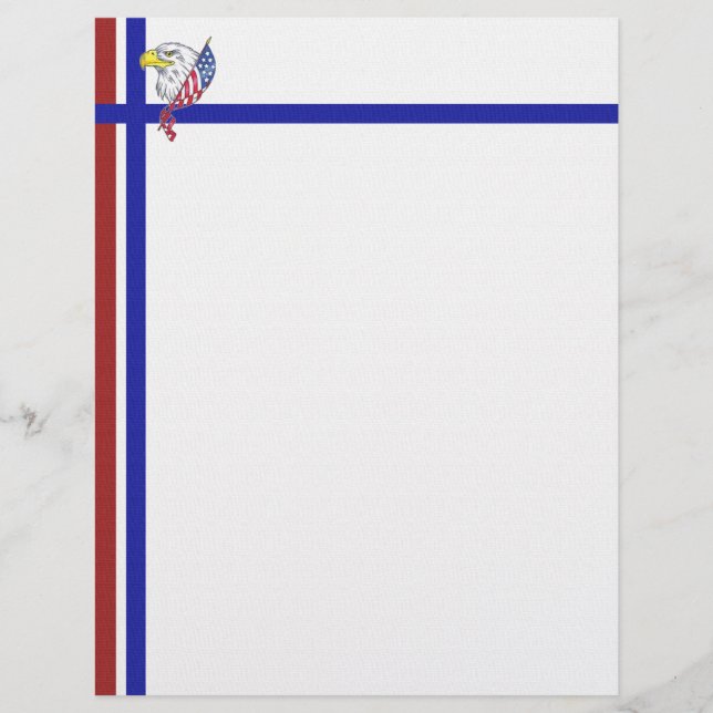 Rot weiß und Blau mit Adler (Vorderseite)