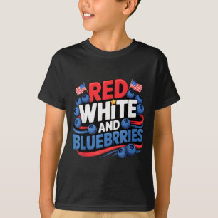 Rot, Weiß und Blaubeeren Patriot  T-Shirt