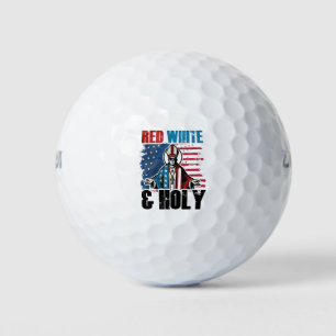 Rot weiß und Heiliger Papst Leo XIV, 4. Juli Golfball