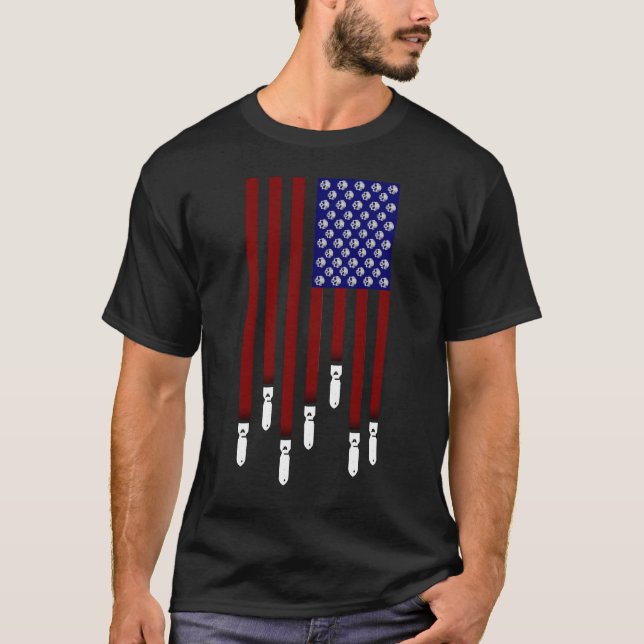 Rot. Weiß und tot T-Shirt (Vorderseite)
