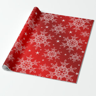 rot, weiß, Weihnachtspapier, winter+patt, merry+xm Geschenkpapier