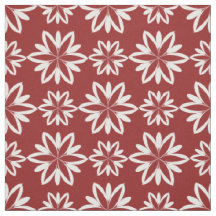 Rot-weiße Blume mit Blumenmuster