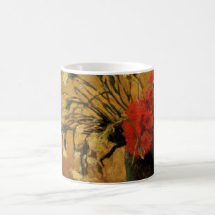 Rot-Weiße Nelken von Vincent van Gogh Kaffeetasse