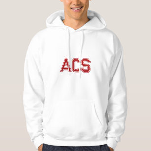 Rot-Weiße Schul-Varity-Buchstaben Hoodie