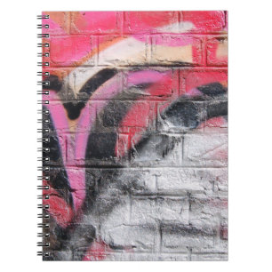 Rot-weiße Wand Notizblock