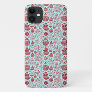 Rot-weiße Weihnachts-Handyhülle Case-Mate iPhone Hülle