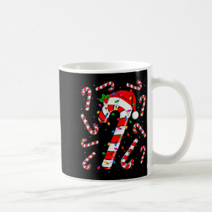 Rot-Weiße Zuckerrohr Santa Weihnachten Lustige Xma Kaffeetasse