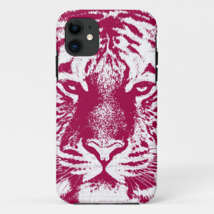 Rot-Weißes Tigergesicht Case-Mate iPhone Hülle