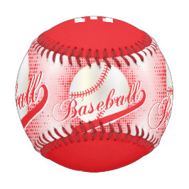 Rot | White Retro Baseball Sports