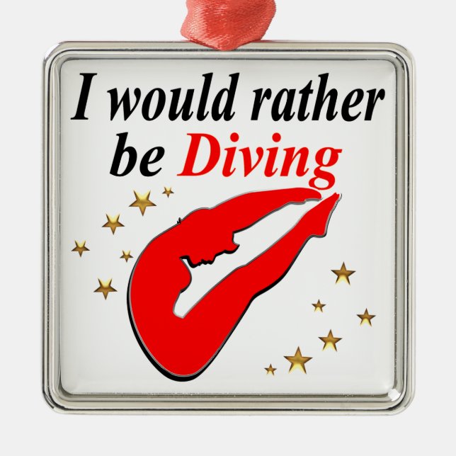 ROT WÜRDE ICH VIELMEHR INSPIRATIONELLES DESIGN TAU ORNAMENT AUS METALL (Vorne)