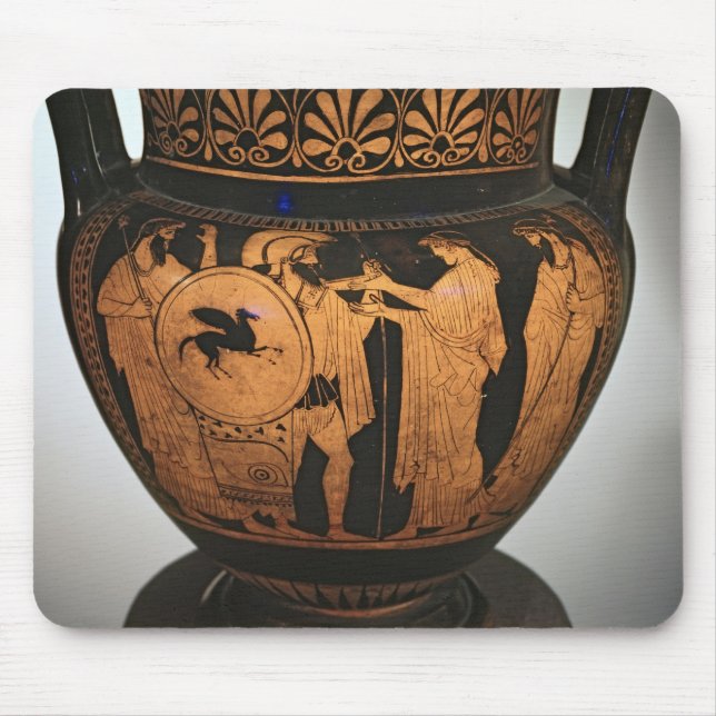 Rot-Zahl krater Mousepad (Vorne)