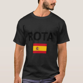 Rota Spain Spanische Flagge Stadt Urlaub Reisen Ge T-Shirt