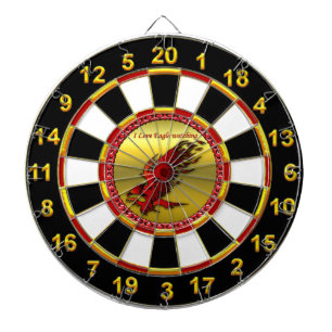 Rotadler-Falken-Falken-Goldfolie Dartscheibe