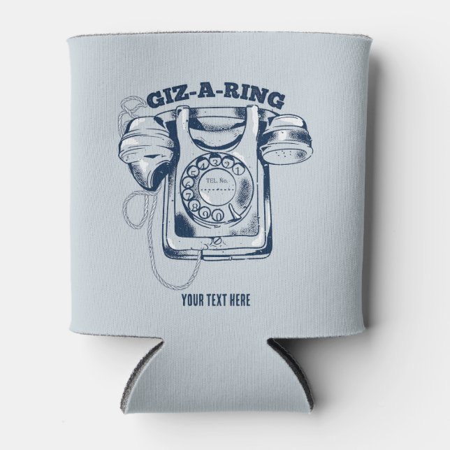 Rotarier Blau Dosenkühler (Vorderseite)