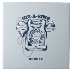 Rotarier Blau Fliese