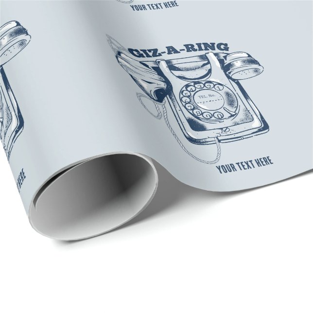 Rotarier Blau Geschenkpapier (Rolleneckpunkt)
