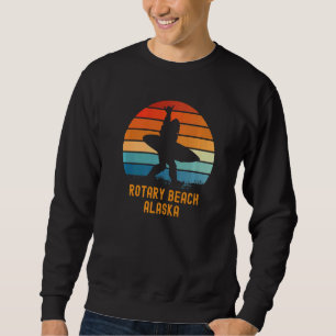 Rotary Beach Alaska Sasquatch Souvenir Sweatshirt