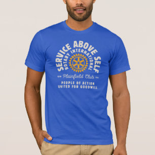 Rotary Club Plainfield Service Above Self T-Shirt