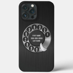 Rotary Dial Phone der Alten Schule iPhone 13 Pro Max Hülle
