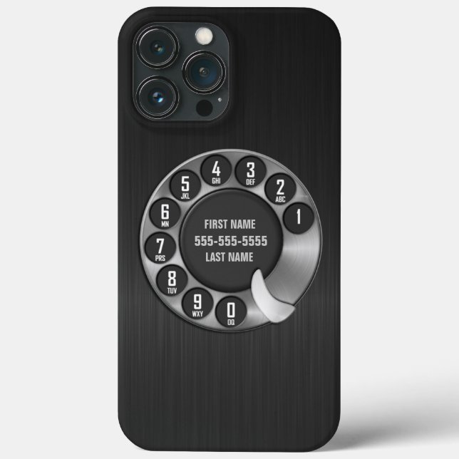 Rotary Dial Phone der Alten Schule Case-Mate iPhone Hülle (Rückseite)