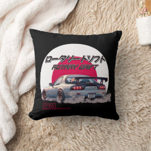 Rotary Drift RX-7 - Japanese Street Legend Kissen