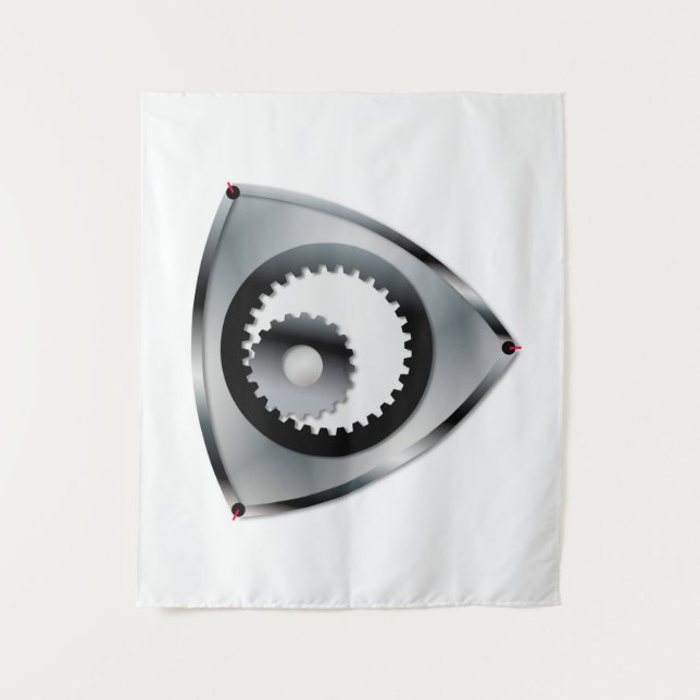 Rotary Motor Rotar Wandteppich (Vorderseite)