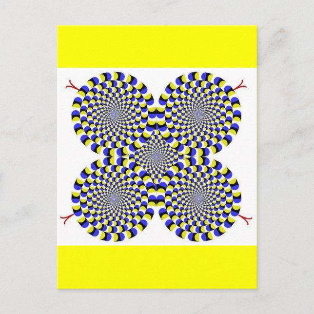 Rotatingsnakes Postkarte (Vorderseite)