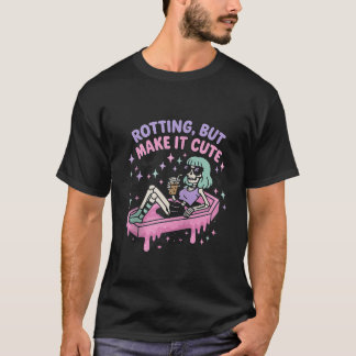 Rotation, aber machen es Niedliche Pastel Goth Ske T-Shirt