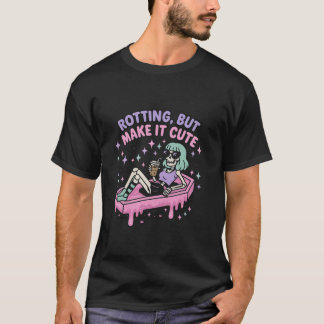 Rotation, aber machen es Niedliche Pastel Goth Ske T-Shirt
