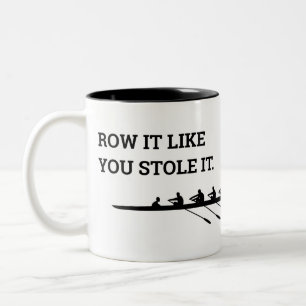 Rotation Crew Zitat Personalisiertes Wetter Zweifarbige Tasse