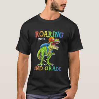 Rotation in 2D-Dinosaurier, um zurück zum Scho zu  T-Shirt