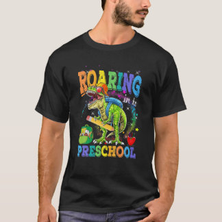 Rotation in 2nd Grad Dinosaur zurück zur Schule Gi T-Shirt